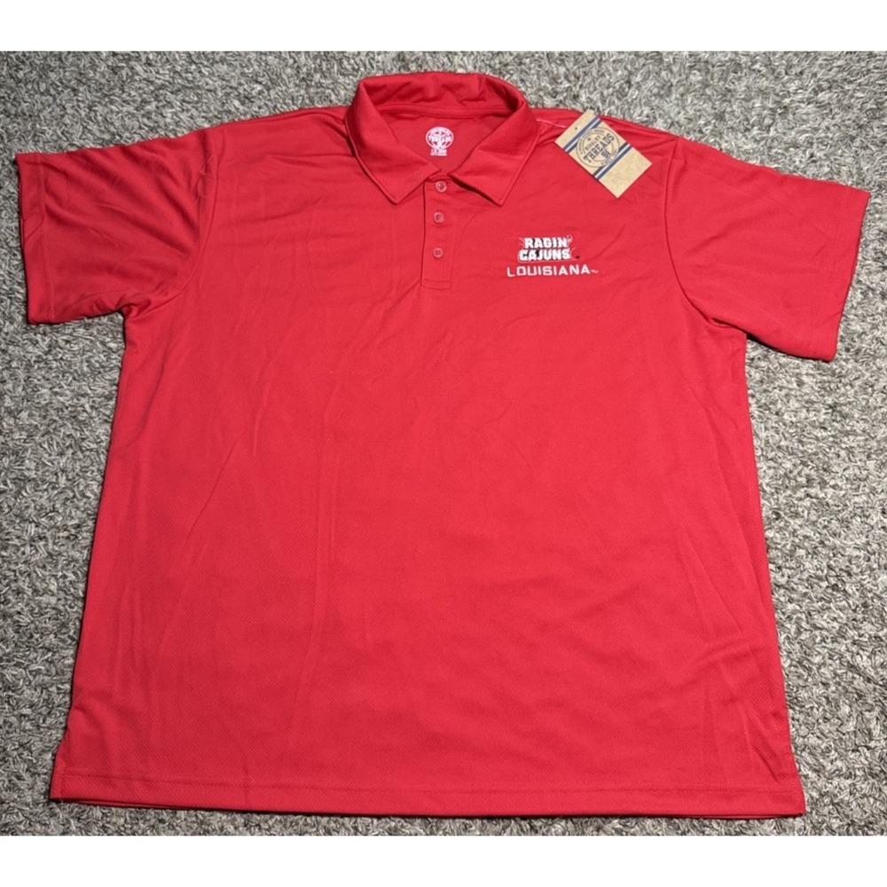 NEW Rivalry Threads Louisiana Ragin' Cajuns NCAA Men's Athletic Golf Polo (XL)